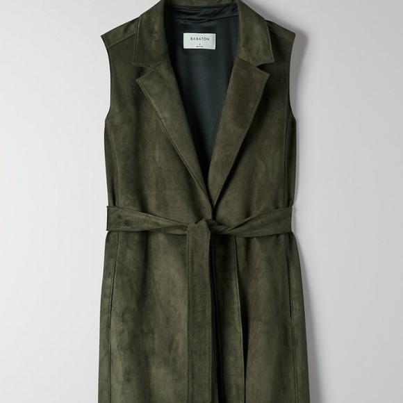 Babaton Jackets & Blazers - Babaton Vegan Suede Vest